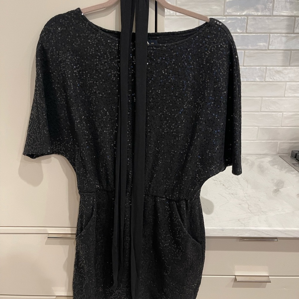 Juicy Couture sequin dress with tie